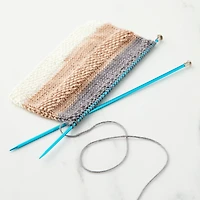 10" Anodized Aluminum Knitting Needles by Loops & Threads