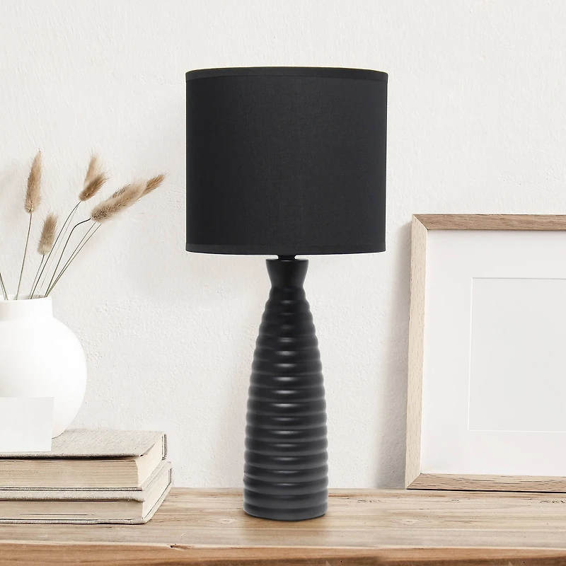Simple Designs Alsace Bottle Table Lamp