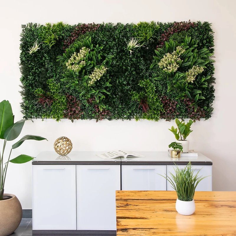 40" Artificial Living Wall Panel