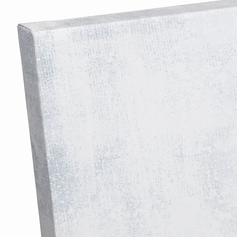 Blue Circle Line Canvas Wall Art