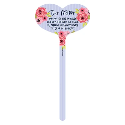 15" Aluminum Our Mother Remembrance Marker Garden Stake