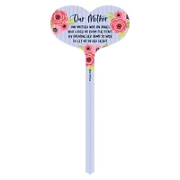 15" Aluminum Our Mother Remembrance Marker Garden Stake