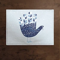 Blue Hand Turkey Placemat