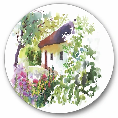 Designart - Rural Village On A Green Summer Day