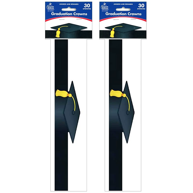 Carson Dellosa® Graduation Crowns, 2 Packs of 30