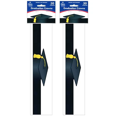 Carson Dellosa® Graduation Crowns, 2 Packs of 30