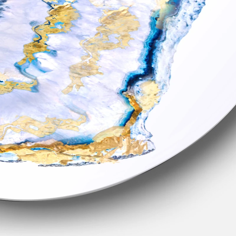 Designart - Golden Blue Agate