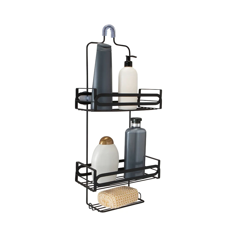 Elle Décor Noir Black Shower Caddy