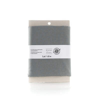 Charcoal Cotton Fabric Bundle by Loops & Threads®