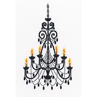RTO Luxurious Chandelier Counted Cross Stitch Kit