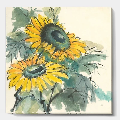 Designart - Tradionnal Sunflower I