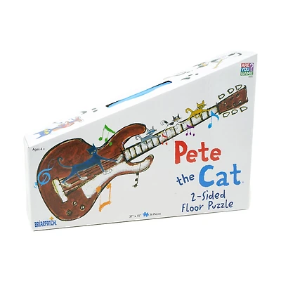 Pete the Cat 2-Sided Floor Puzzle Suitcase: 36 Pcs