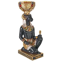 Design Toscano® 2.5ft. Egyptian God Khnum Pedestal Urn Statue