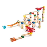 Hape Marble Run Tricks n' Twists DIY Wood Building Racetrack Set