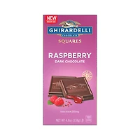 Ghirardelli® Raspberry Filled Dark Chocolate Squares Bar, 4.8oz.