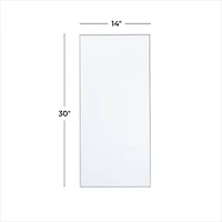 White Contemporary Wall Mirror