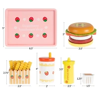 Toy Time Fast Food Cheeseburger Meal Playset