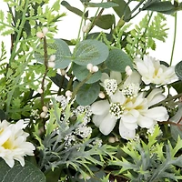 24" Fern & Eucalyptus Floral Spring Wreath