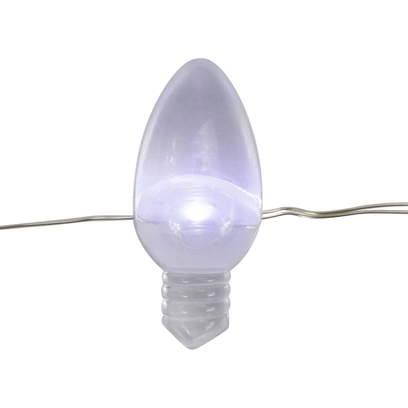 20ct. Patriotic Americana Retro Style Bulb LED Fairy Lights