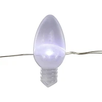 20ct. Patriotic Americana Retro Style Bulb LED Fairy Lights