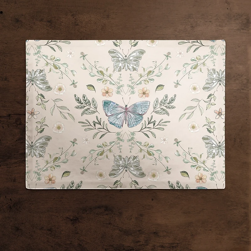 Butterfly Cotton Twill Placemat