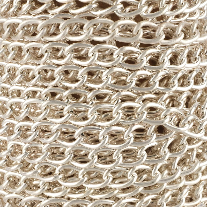 6 Pack: 7yd. Silver Curb Chain by Bead Landing™