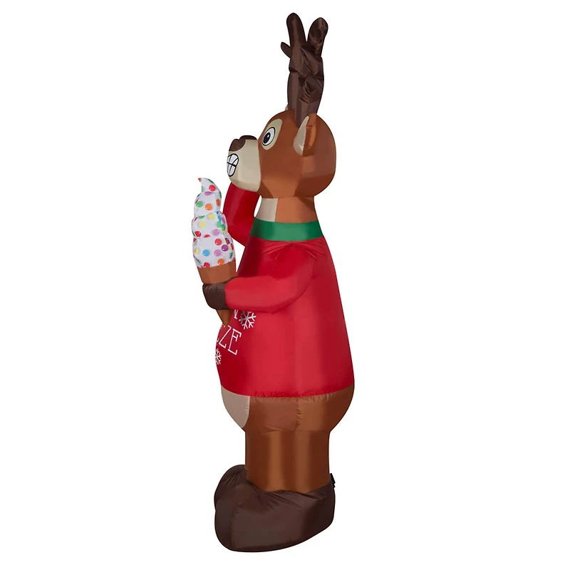 6ft. Animated Airblown® Inflatable Christmas Shaking Reindeer