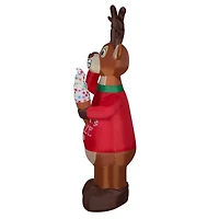 6ft. Animated Airblown® Inflatable Christmas Shaking Reindeer
