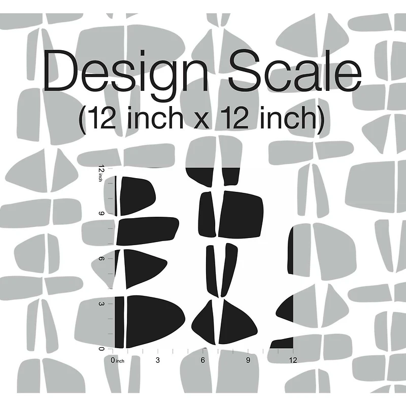 RoomMates Black Stacked Stones Peel & Stick Wallpaper