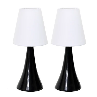 Simple Designs™ Valencia Colors 2-Pack Mini Touch Table Lamp Set