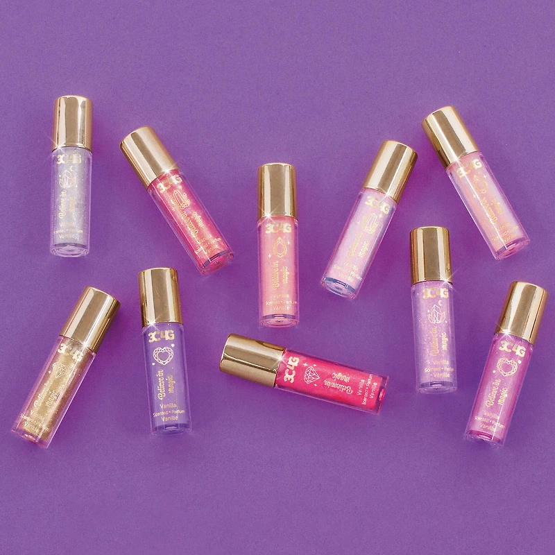 Make It Real™ 3C4G® Mini Pink & Gold Wand Lip Gloss Set