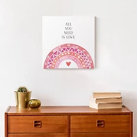 All You Need Is Love Canvas Wall Art