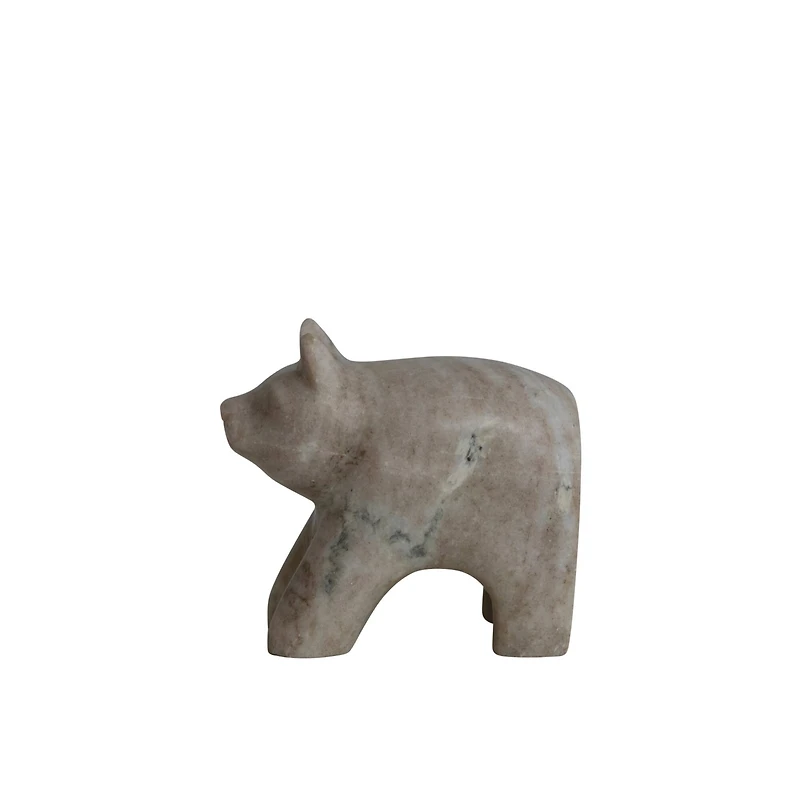Hello Honey® 4.5" Beige Marble Bear Bookend