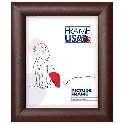 Frame USA Corporate Rounded Red Mahogany Single Image Picture Frame