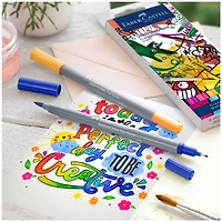 Goldfaber Graffiti Dual Ended Aqua Marker, 6ct.