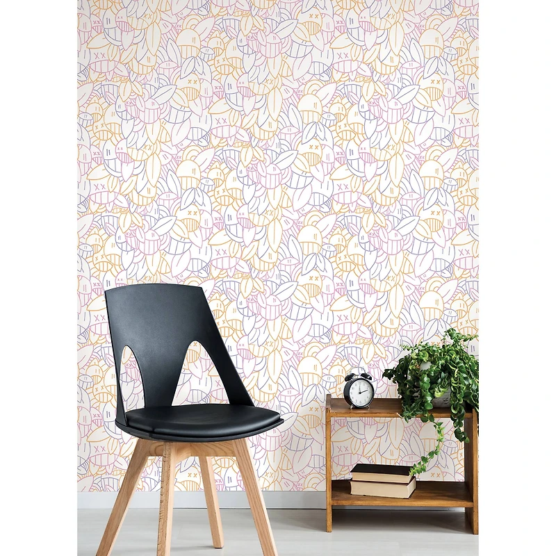 Arm of Casso Warm Floral Sequence Peel & Stick Wallpaper