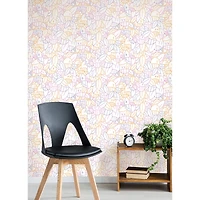 Arm of Casso Warm Floral Sequence Peel & Stick Wallpaper