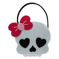7.75" Skull Felt Basket by Creatology™