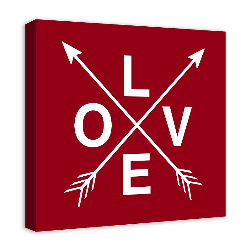 Love Arrows Canvas Art