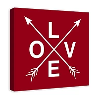 Love Arrows Canvas Art