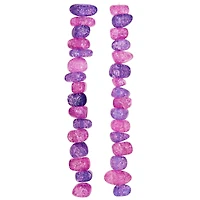 Amethyst Crackle Quartz Nugget Beads by Bead Landing™