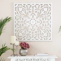 Habitat Beakman White Square Medallion