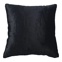 16" x 16" Black Velvet Throw Pillow by Ashland®