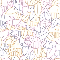 Arm of Casso Warm Floral Sequence Peel & Stick Wallpaper