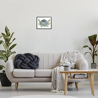 Stupell Industries Blue Harvest Pumpkin Framed Giclee Art