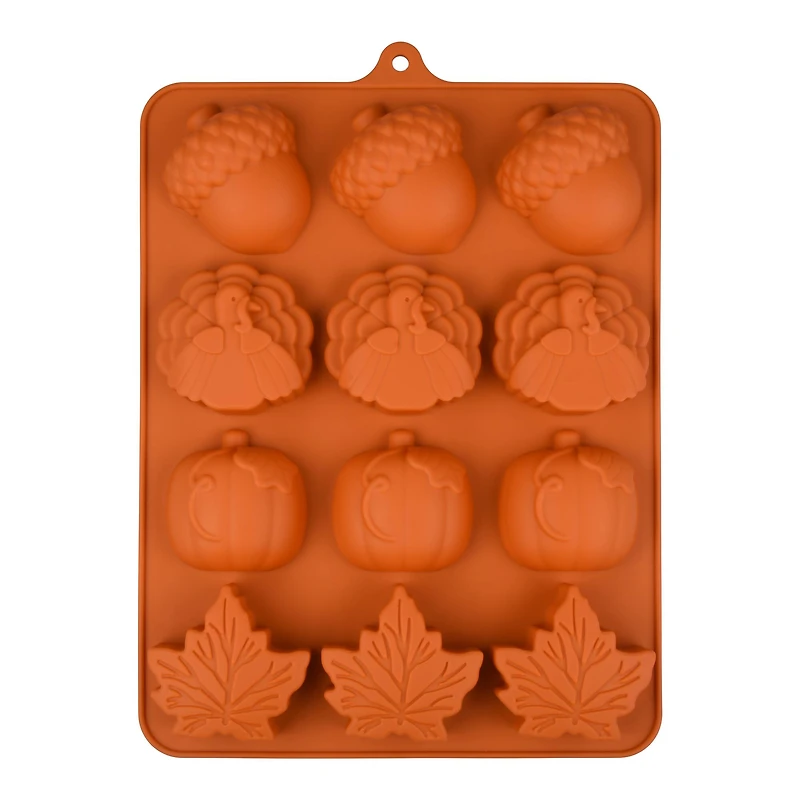 Large Thanksgiving Icons Silicone Treat Mold by Makery™