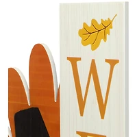 Turkey Welcome Fall Harvest Outdoor Porch Sign - 35.5"