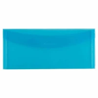 JAM Paper 4.25" x 9.75" Flap and Tuck #10 Plastic Envelopes
