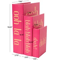 Red & Gold Ooh La La Book Box Set