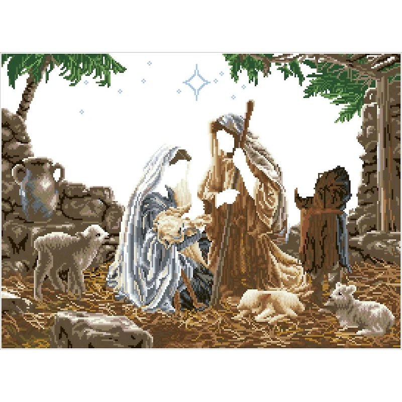 Diamond Dotz® Advanced Let Us Adore Him Diamond Painting Kit